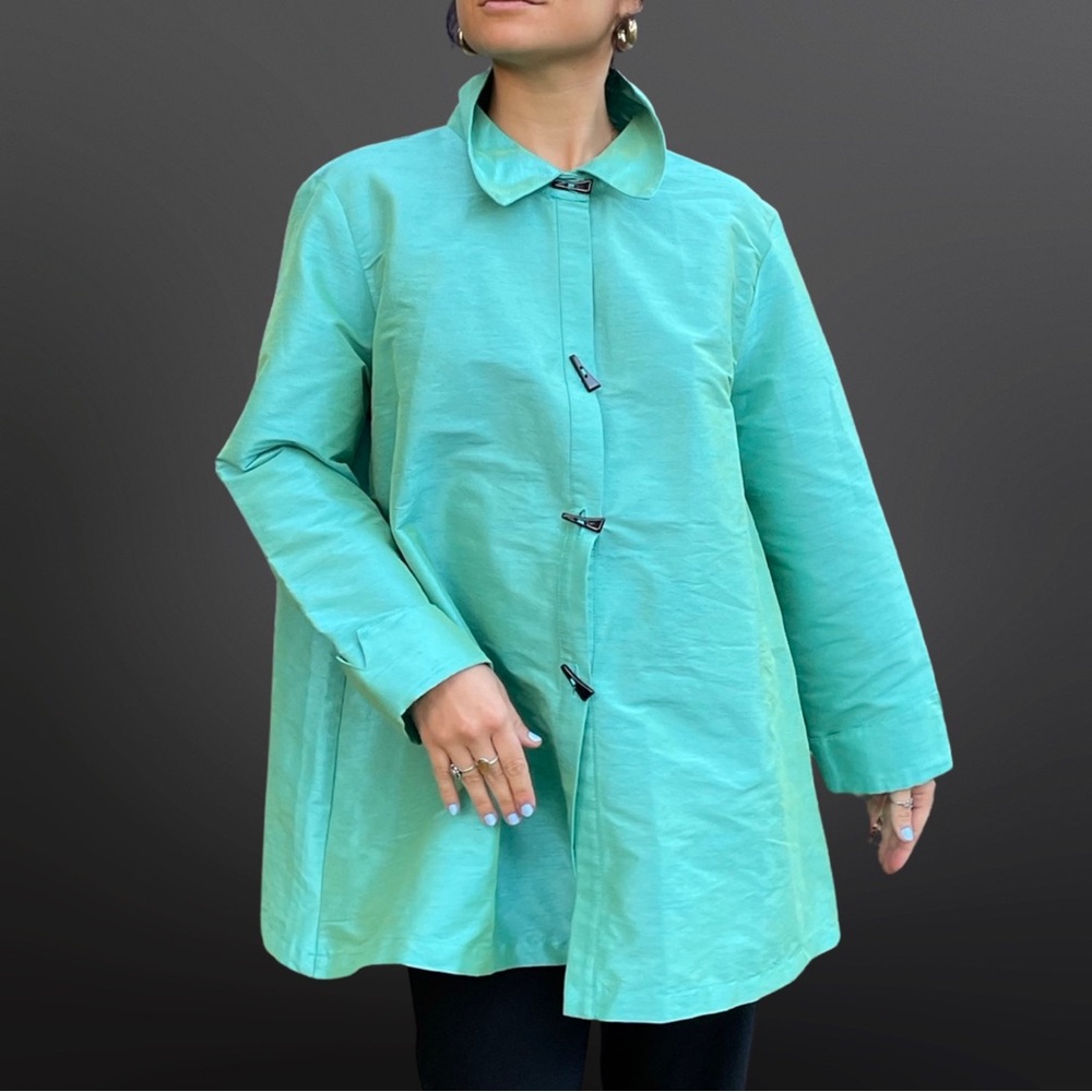 NWT Gump’s San Francisco color changing silk jacket [H3R]